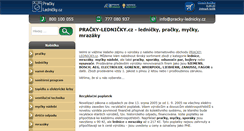 Desktop Screenshot of pracky-lednicky.cz