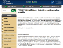 Tablet Screenshot of pracky-lednicky.cz